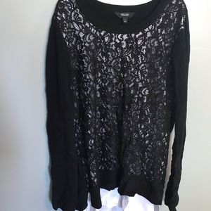 Simply Vera Vera Wang black sweater